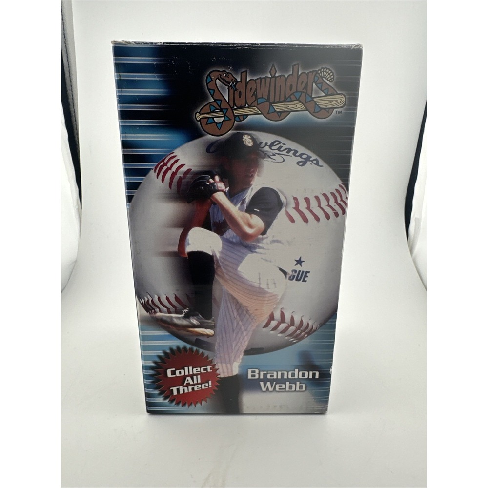 RARE Brandon Webb Arizona Tucson Sidewinders Baseball club 2006 Mini Figure
